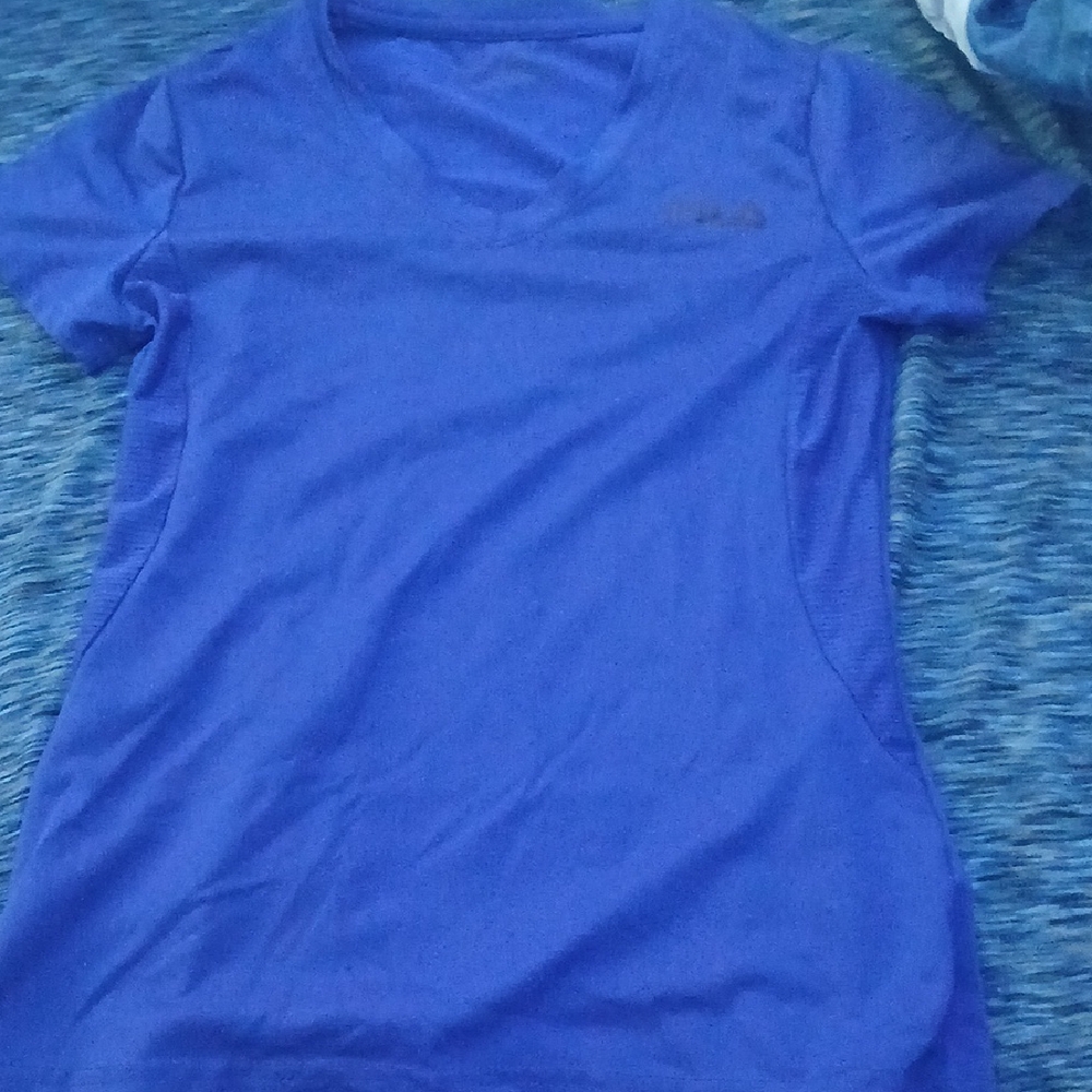 Fila Blue Short Sleeve Tee for Effortless Style